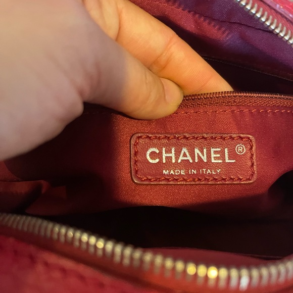 SOLD Chanel Python Quilt Flap and Zipper Medium Size Bag - Picture 9 of 11